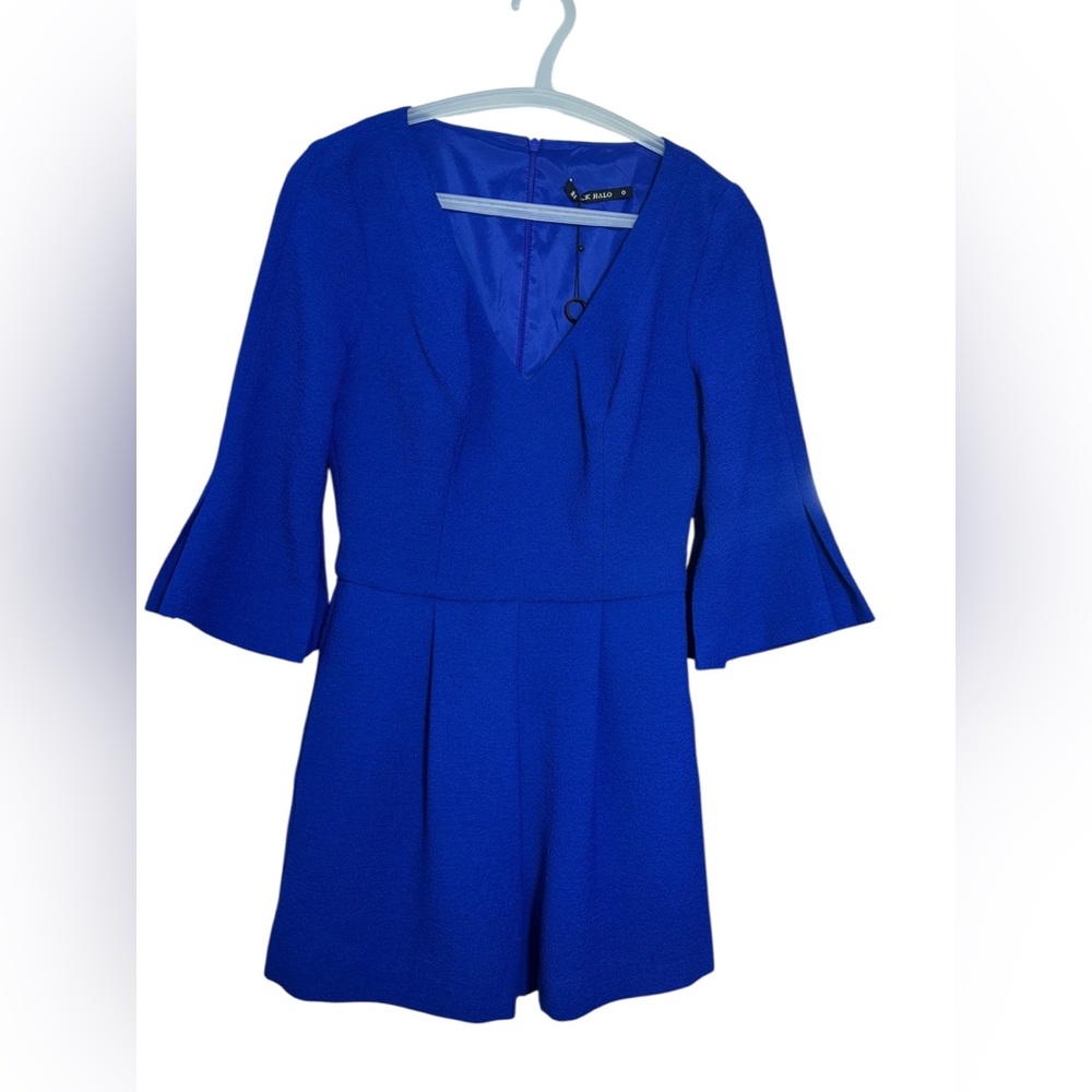 Black Halo Blue Romper